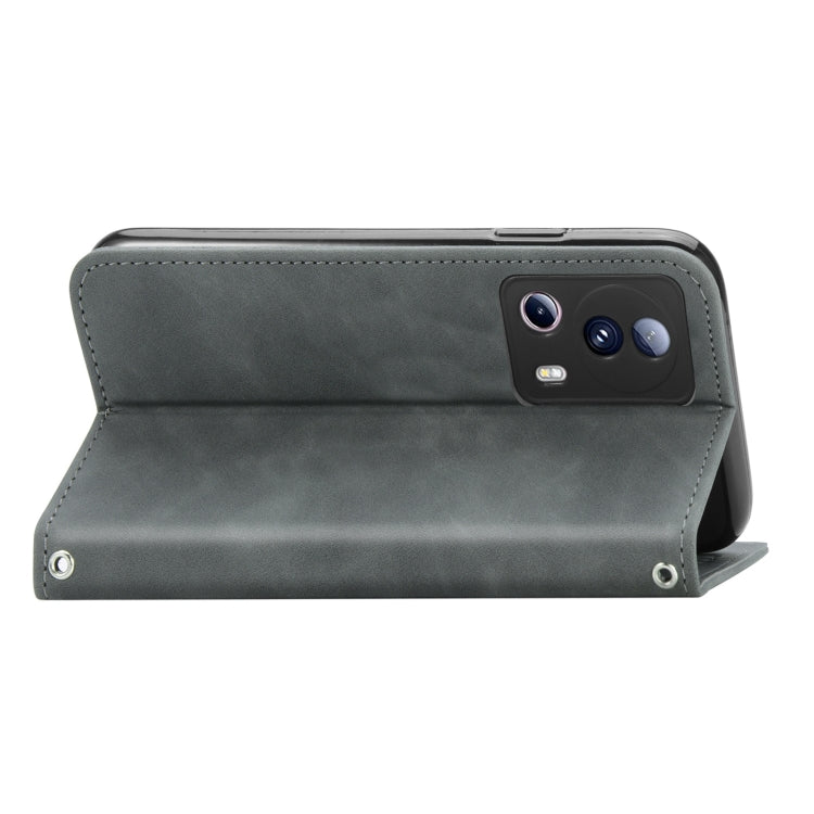 For Xiaomi 13 Lite Retro Skin Feel Magnetic Leather Phone Case