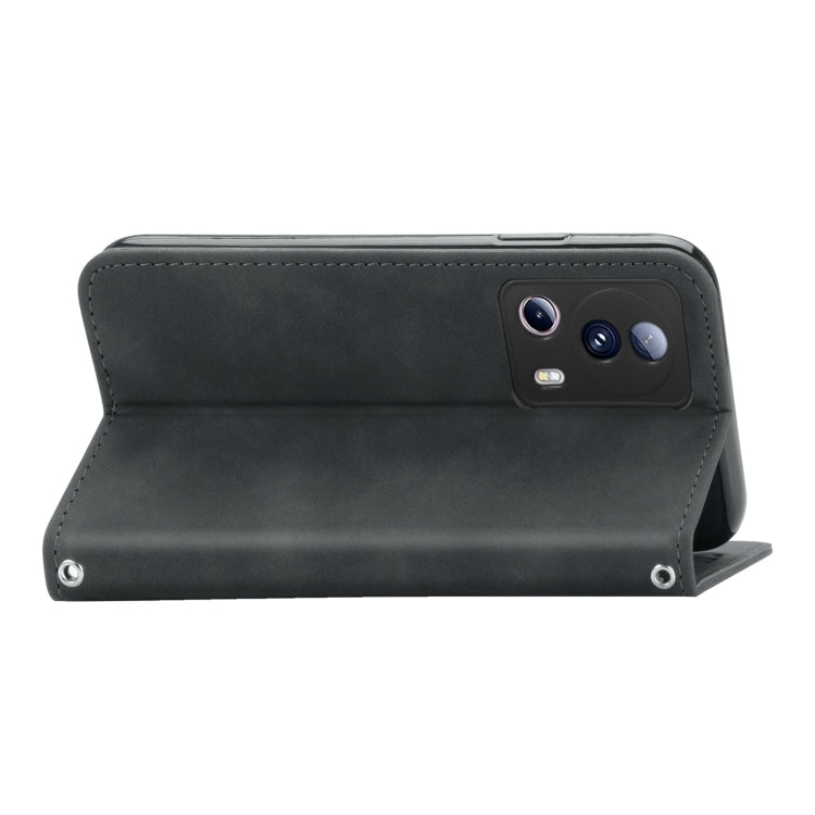 For Xiaomi 13 Lite Retro Skin Feel Magnetic Leather Phone Case