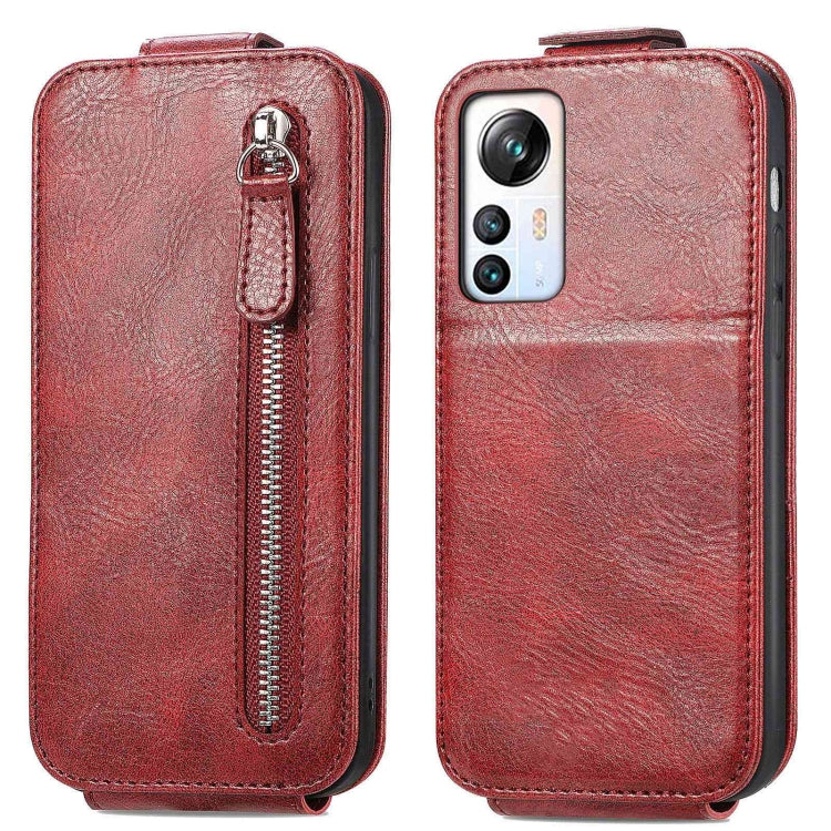 For Blackview A85 Zipper Wallet Vertical Flip Leather Phone Case