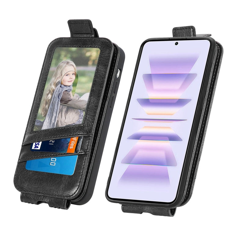 For Xiaomi Redmi K60 Pro Zipper Wallet Vertical Flip Leather Phone Case