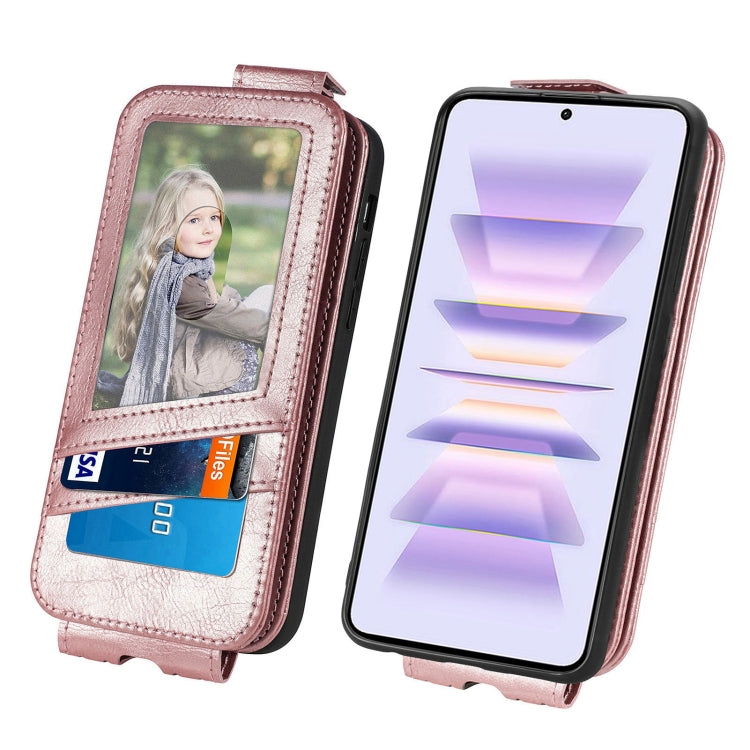 For Xiaomi Redmi K60 Pro Zipper Wallet Vertical Flip Leather Phone Case