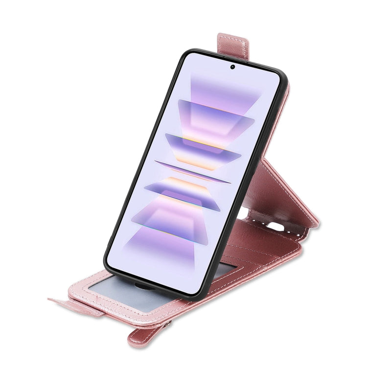 For Xiaomi Redmi K60 Pro Zipper Wallet Vertical Flip Leather Phone Case