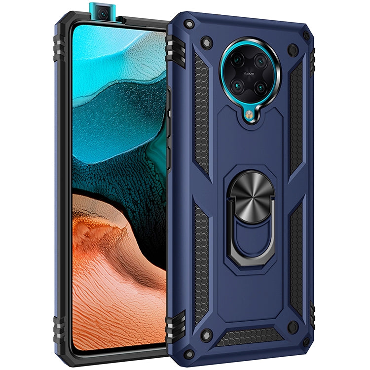 For Xiaomi Redmi K30 Pro Shockproof TPU + PC Protective Case with 360 Degree Rotating Holder