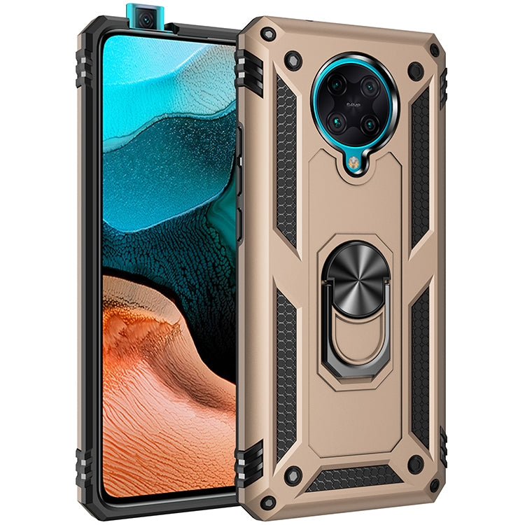 For Xiaomi Redmi K30 Pro Shockproof TPU + PC Protective Case with 360 Degree Rotating Holder