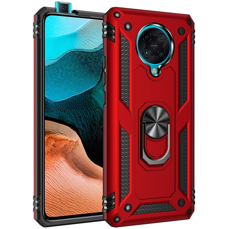 For Xiaomi Redmi K30 Pro Shockproof TPU + PC Protective Case with 360 Degree Rotating Holder