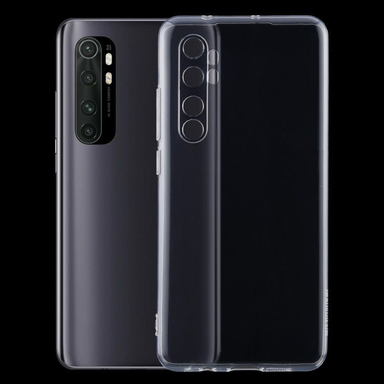 For Xiaomi Mi Note 10 Lite 0.5mm Ultra-Thin Transparent TPU Protective Case