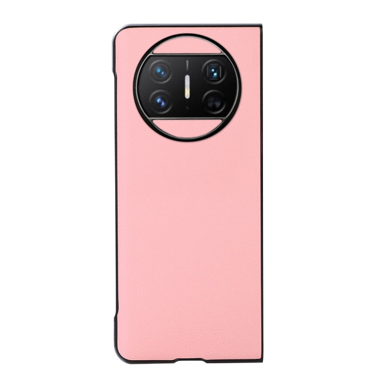 For Huawei Mate X3 Two-color Litchi Texture PU Phone Case