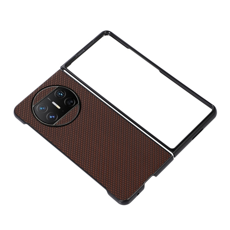 For Huawei Mate X3 Carbon Fiber Texture Shockproof Protective Phone Case