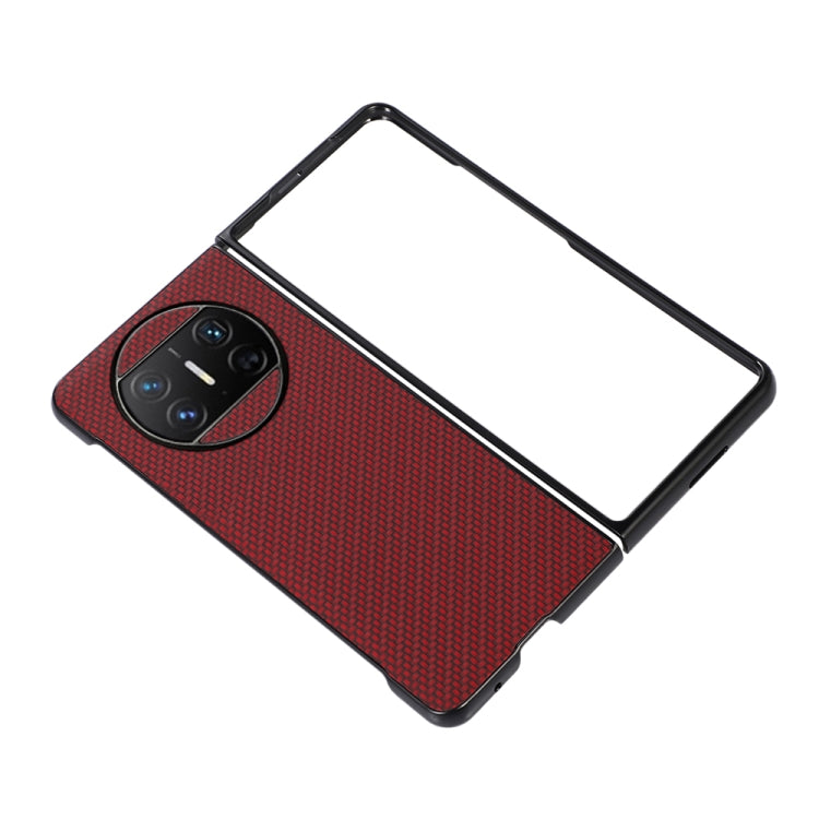 For Huawei Mate X3 Carbon Fiber Texture Shockproof Protective Phone Case