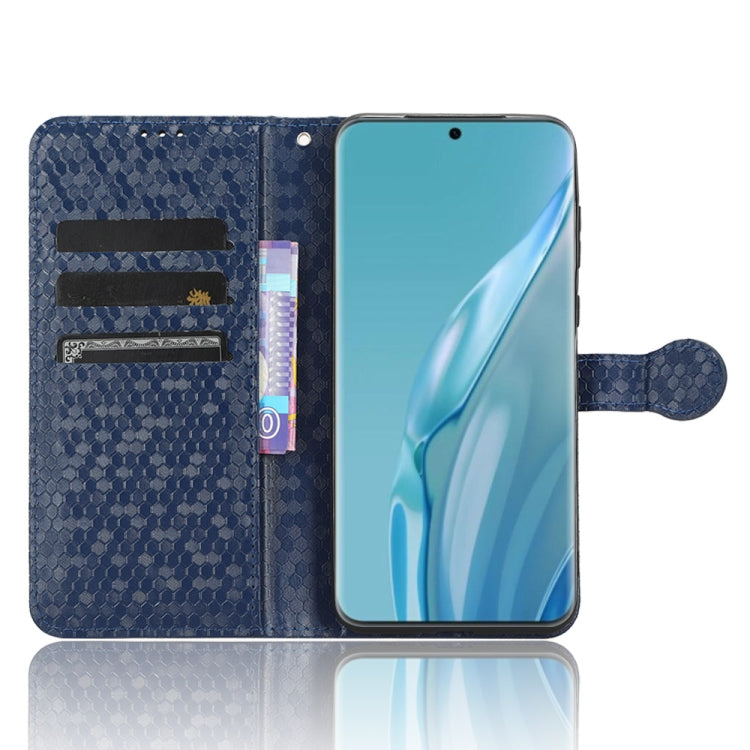 For Huawei P60 Art Honeycomb Dot Texture Leather Phone Case