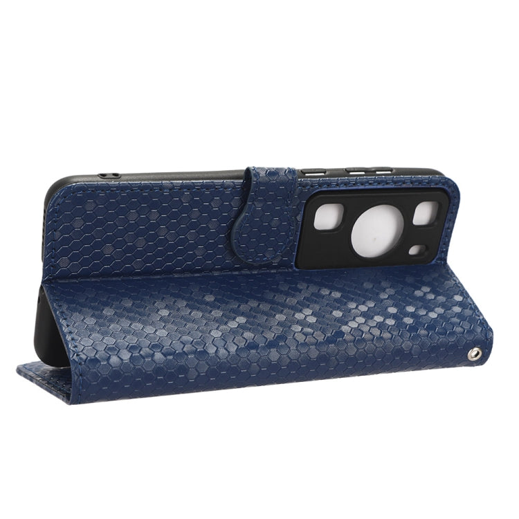 For Huawei P60 / P60 Pro Honeycomb Dot Texture Leather Phone Case