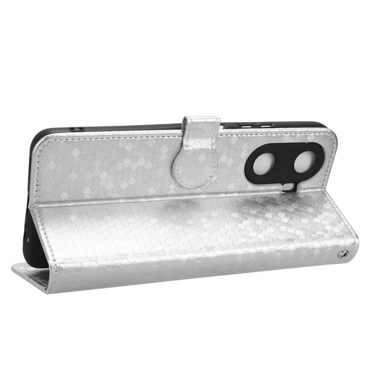 For Huawei Enjoy 60 4G Honeycomb Dot Texture Leather Phone Case