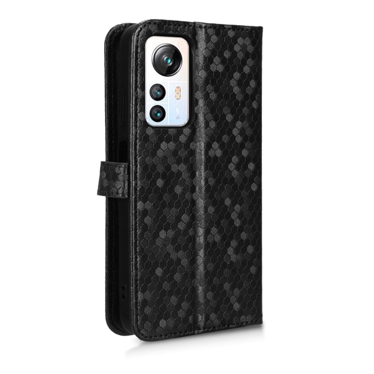 For Blackview A85 Honeycomb Dot Texture Leather Phone Case
