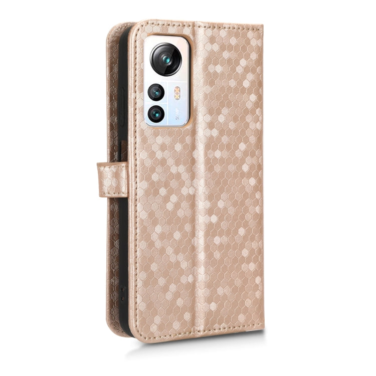 For Blackview A85 Honeycomb Dot Texture Leather Phone Case