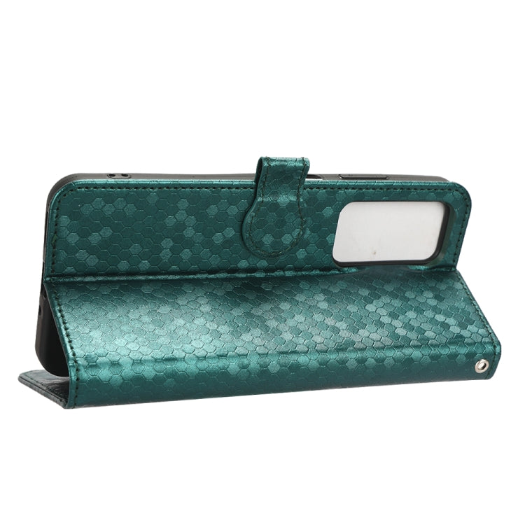 For Blackview A85 Honeycomb Dot Texture Leather Phone Case