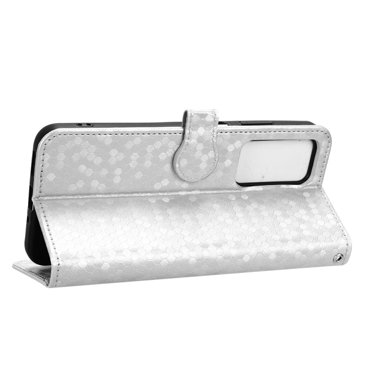 For Blackview A85 Honeycomb Dot Texture Leather Phone Case