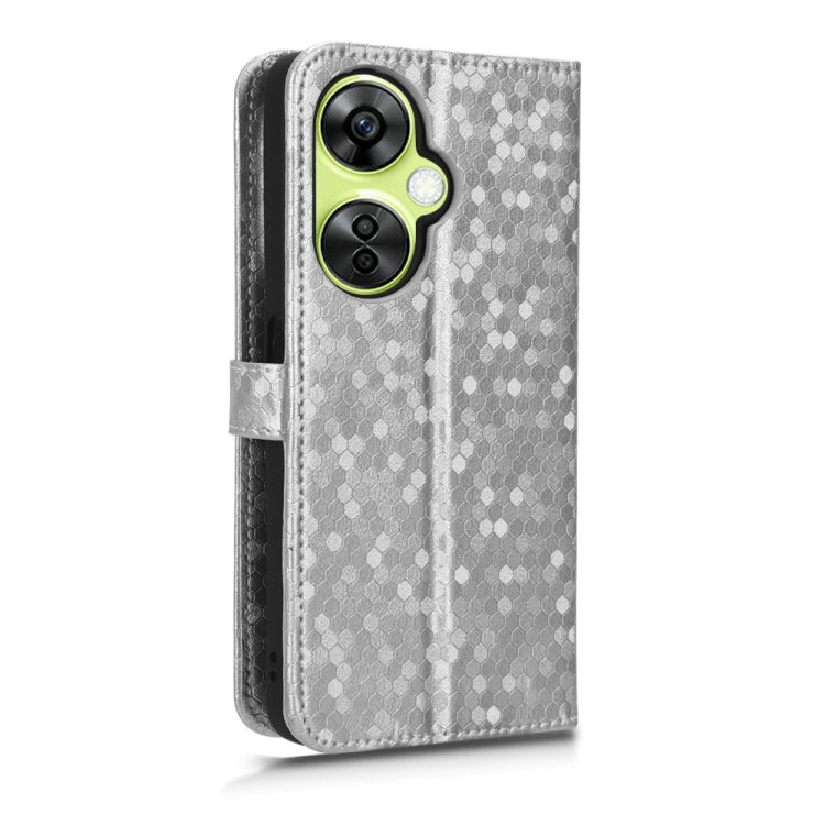For OnePlus Nord CE 3 Honeycomb Dot Texture Leather Phone Case