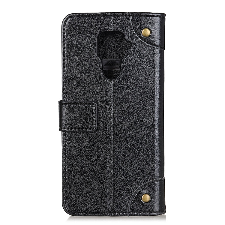 For Xiaomi Redmi Note 9 Copper Buckle Nappa Texture Horizontal Flip Leather Case with Holder & Card Slots & Wallet