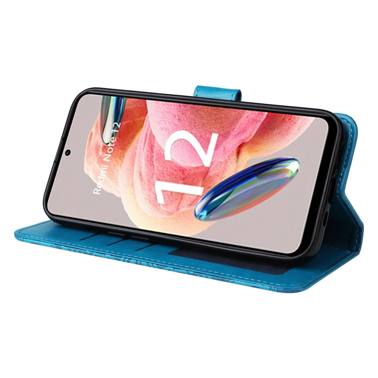 For Xiaomi Redmi Note 12 4G Global Embossed Sunflower Leather Phone Case