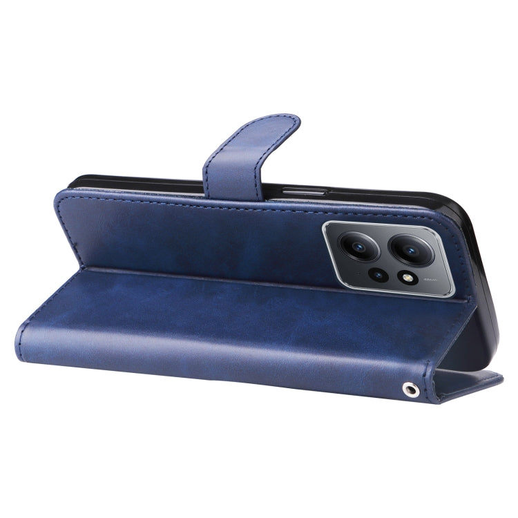 For Xiaomi Redmi Note 12 4G Global Calf Texture Zipper Leather Phone Case