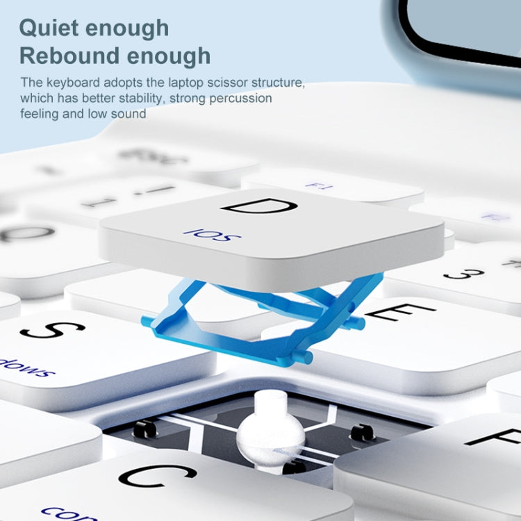 For Lenovo Tab M10 Plus 10.6 3rd Gen 2022 LX106 Square Keys Detachable Bluetooth Keyboard Leather Tablet Case