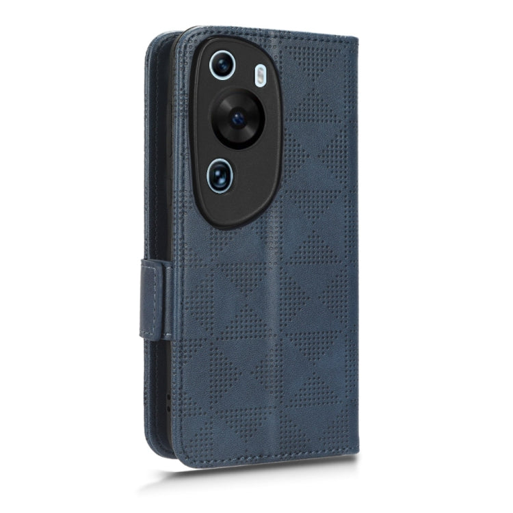 For Huawei P60 Art Symmetrical Triangle Leather Phone Case