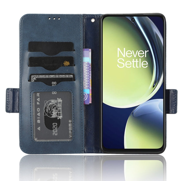 For OnePlus Nord CE 3 Symmetrical Triangle Leather Phone Case