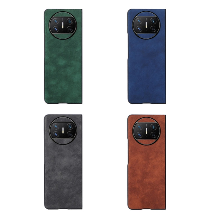 For Huawei Mate X3 Morocco Texture PU Phone Case