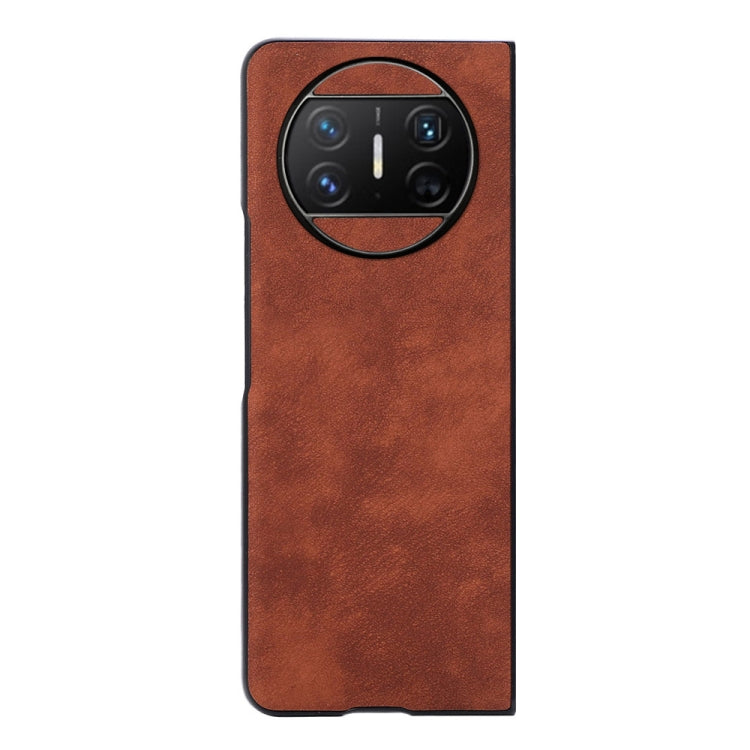 For Huawei Mate X3 Morocco Texture PU Phone Case