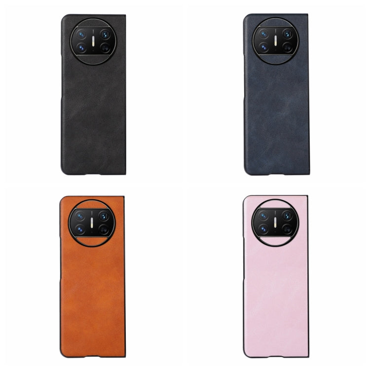 For Huawei Mate X3 Cowhide Texture PU Phone Case