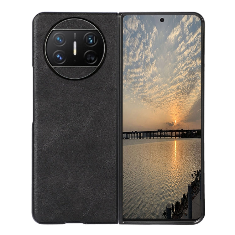 For Huawei Mate X3 Cowhide Texture PU Phone Case