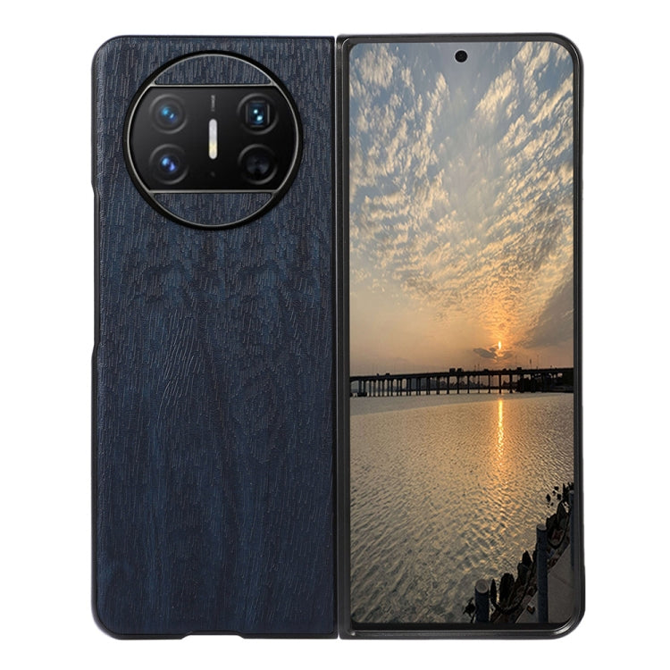 For Huawei Mate X3 Wood Texture PU Phone Case