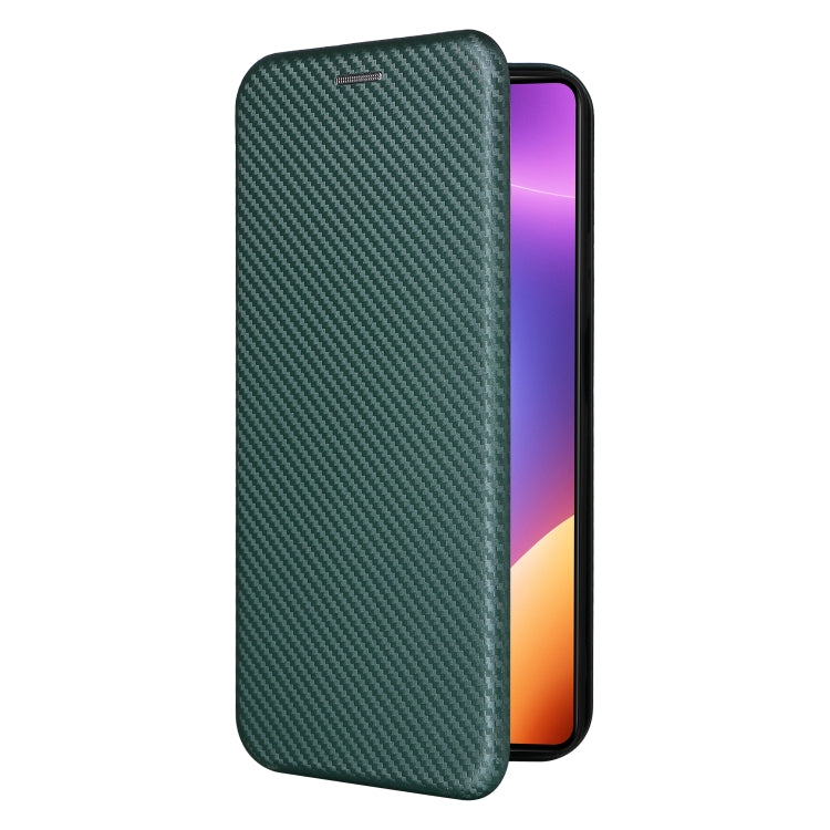 For Xiaomi Redmi Note 12 Turbo Carbon Fiber Texture Flip Leather Phone Case