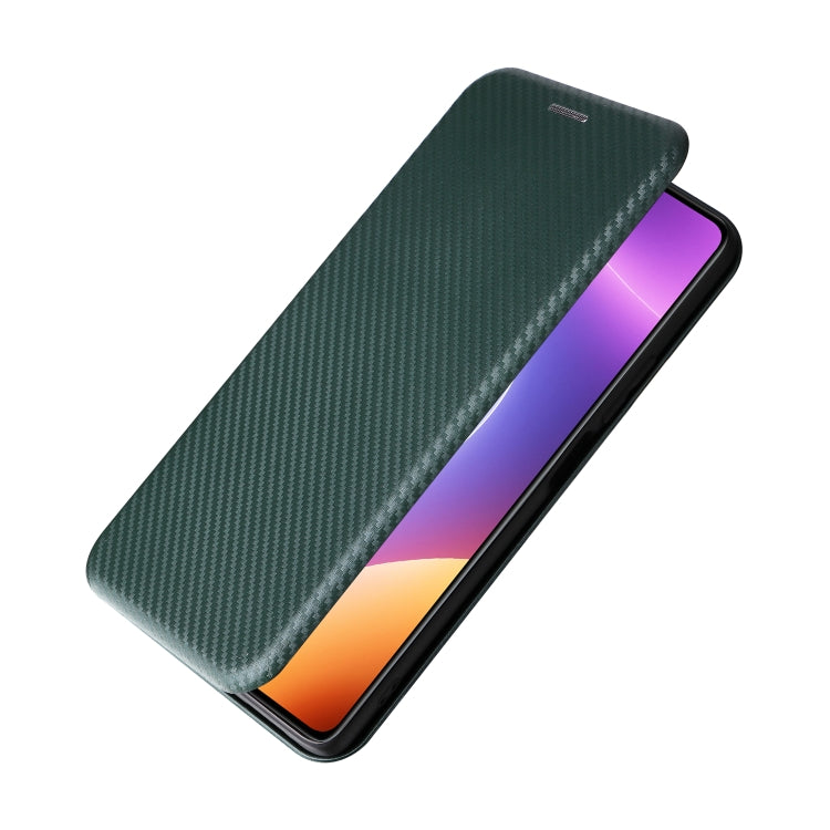 For Xiaomi Redmi Note 12 Turbo Carbon Fiber Texture Flip Leather Phone Case