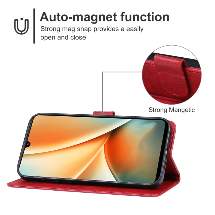 For vivo Y100A Leather Phone Case