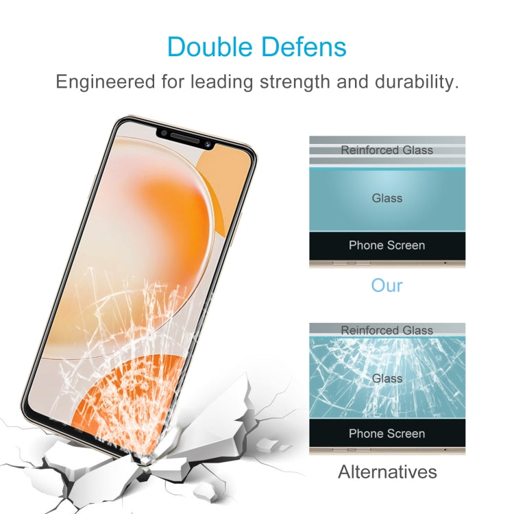 For Huawei Enjoy 60X / nova Y91 10pcs 0.26mm 9H 2.5D Tempered Glass Film