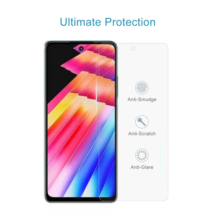 For Infinix Hot 30 Play 50pcs 0.26mm 9H 2.5D Tempered Glass Film