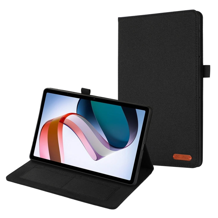 For OPPO Pad 2 Fabric Leather Tablet Case