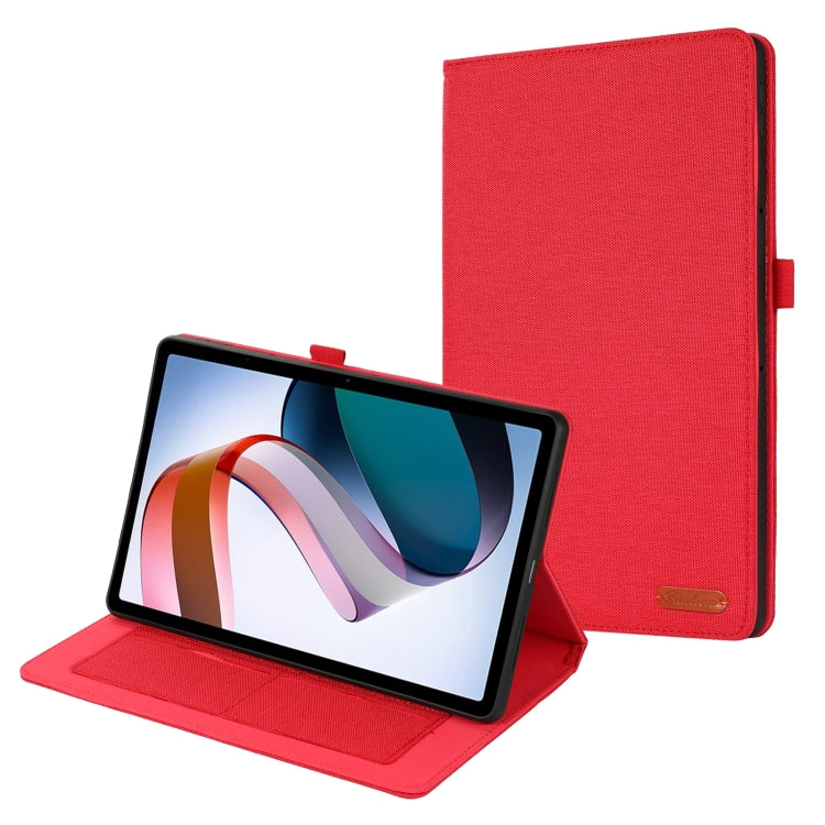 For OPPO Pad 2 Fabric Leather Tablet Case