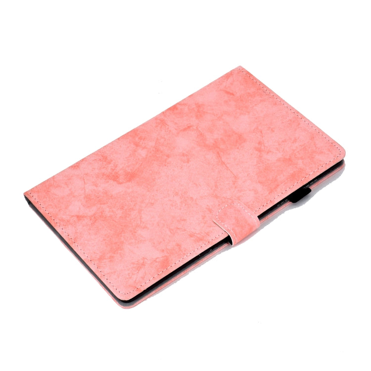 For Lenovo Tab P11 Pro Gen 2 Marble Style Cloth Texture PU Tablet Protective Case