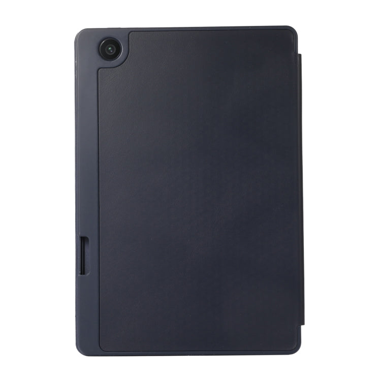 For Lenovo Tab M10 Plus 10.6 3rd Gen 2022 Solid Color 3-folding Leather Tablet Case