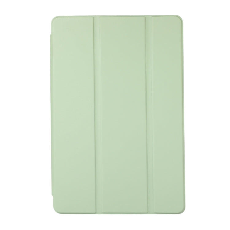 For Lenovo Tab M10 Plus 10.6 3rd Gen 2022 Solid Color 3-folding Leather Tablet Case