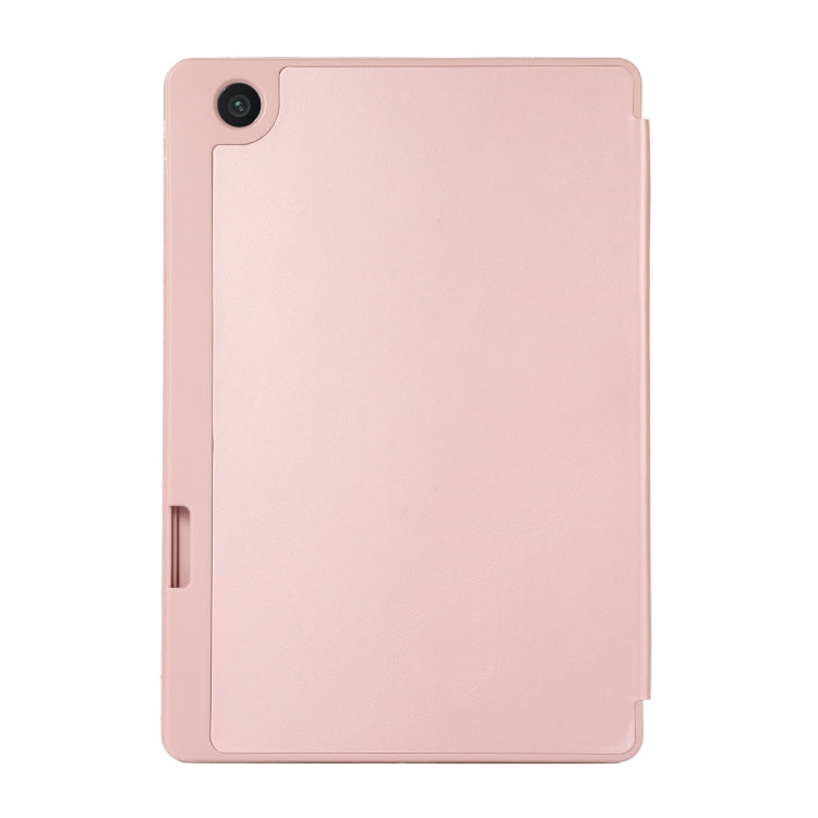 For Lenovo Tab M10 Plus 10.6 3rd Gen 2022 Solid Color 3-folding Leather Tablet Case