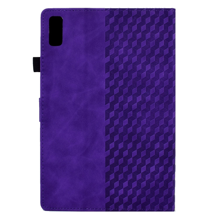 For Lenovo Tab P11 Gen 2 Rhombus Embossed Leather Tablet Case