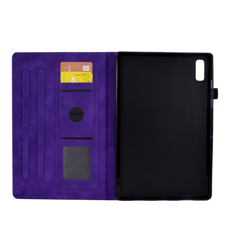 For Lenovo Tab P11 Gen 2 Rhombus Embossed Leather Tablet Case