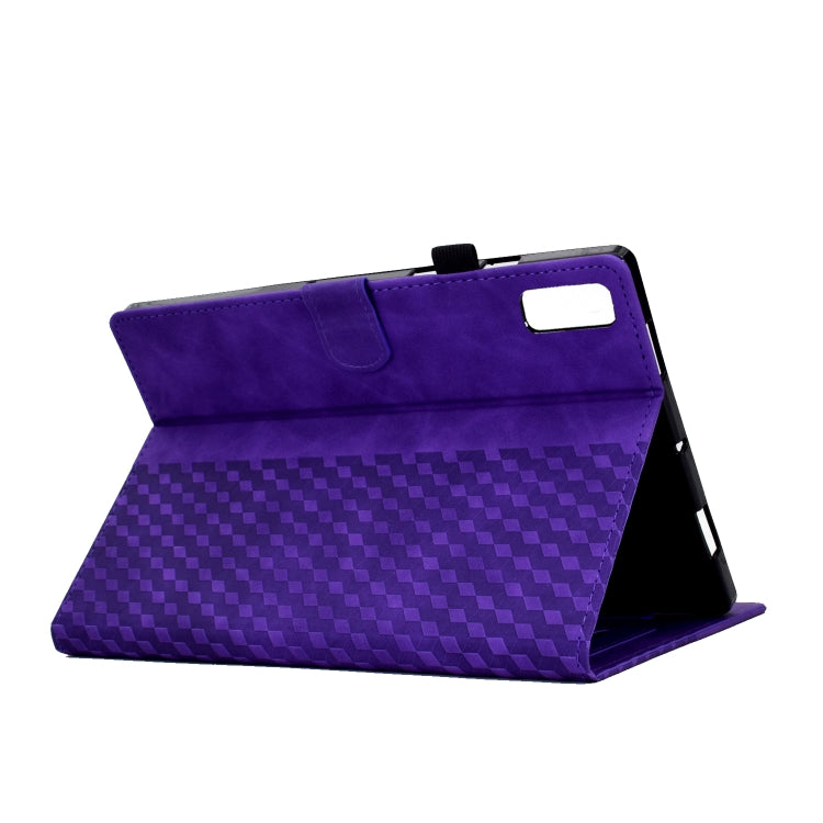For Lenovo Tab P11 Gen 2 Rhombus Embossed Leather Tablet Case