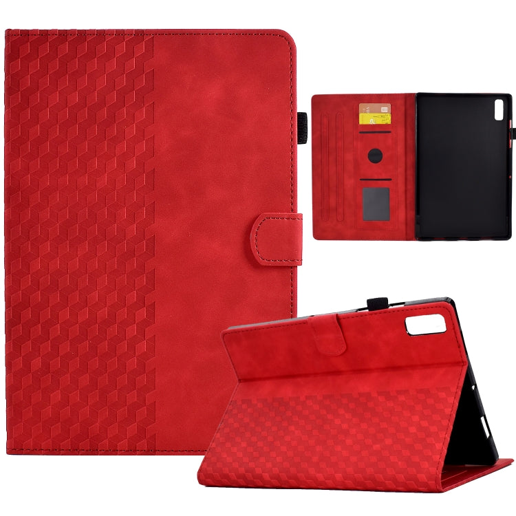 For Lenovo Tab P11 Gen 2 Rhombus Embossed Leather Tablet Case
