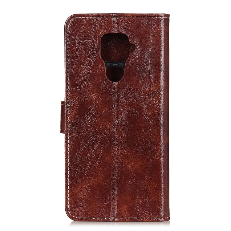 For Xiaomi Redmi Note 9 Retro Crazy Horse Texture Horizontal Flip Leather Case with Holder & Card Slots & Photo Frame & Wallet