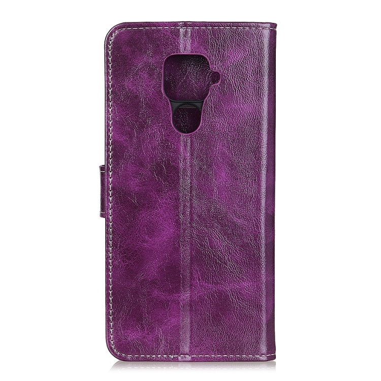 For Xiaomi Redmi Note 9 Retro Crazy Horse Texture Horizontal Flip Leather Case with Holder & Card Slots & Photo Frame & Wallet
