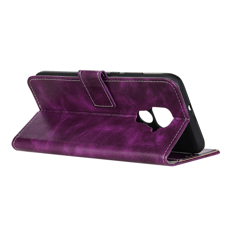 For Xiaomi Redmi Note 9 Retro Crazy Horse Texture Horizontal Flip Leather Case with Holder & Card Slots & Photo Frame & Wallet